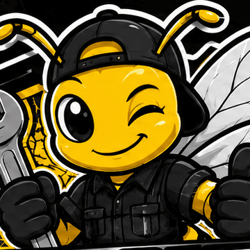 Bee Quick Automotive mascot